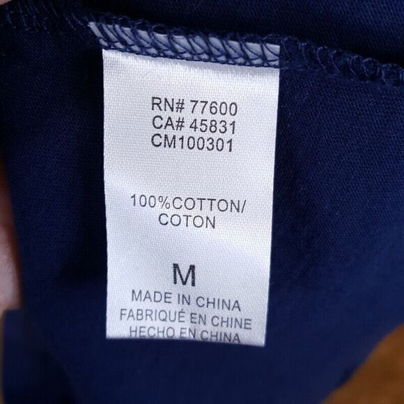 CHASER Mens Shirt Medium Blue Pullover Crew Graphic COOL Tee - Picture 4 of 7